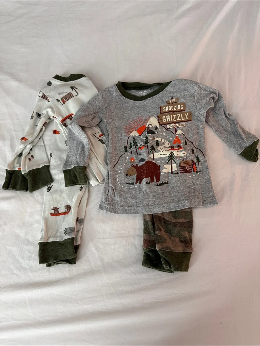 18M Carters Pajamas - Woodland